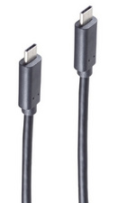shiverpeaks USB 3.1 kabel USB-C naar USB-C, zwart, 1 meter
