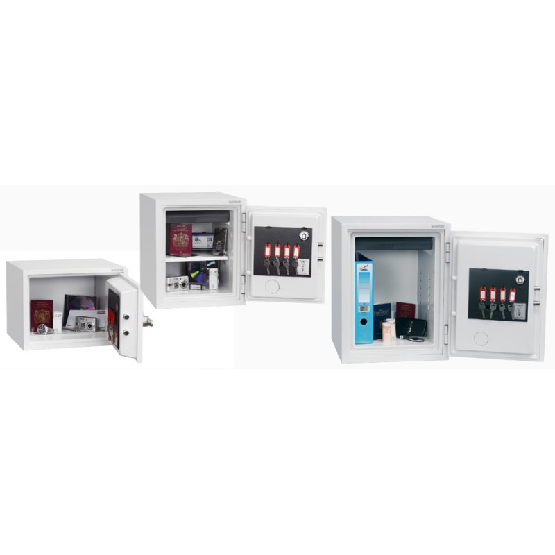 Phoenix coffre-fort TITAN FS1282F, serrure biométrique, 25 litres, blanc signalisation