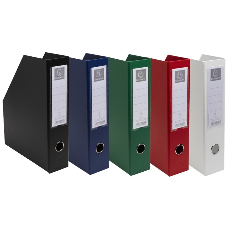 EXACOMPTA porte-revues A4, bleu, 100 mm, carton