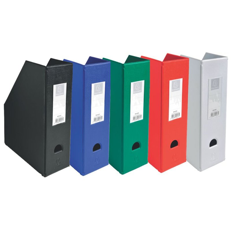 EXACOMPTA porte-revues A4, bleu, 100 mm, carton