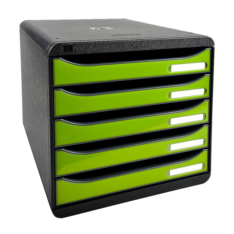 EXACOMPTA ladebox BIG-BOX PLUS, 5 laden, turquoise, A4+