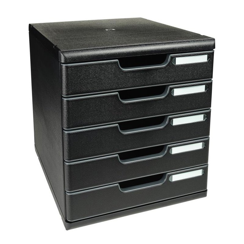 EXACOMPTA ladekast MODULO A4, 10 laden, blauw