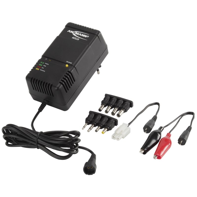 ANSMANN ACS 110 traveller batterijlader, NiMH/NiCd accu's, 800 mA ladestroom