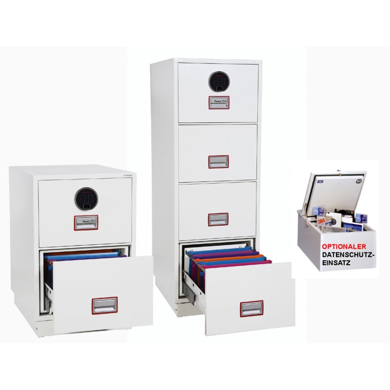 phoenix brandveilige documentenkast Fire File FS2254F, 4 lades, 90 min brandbeveiliging, signaalwit