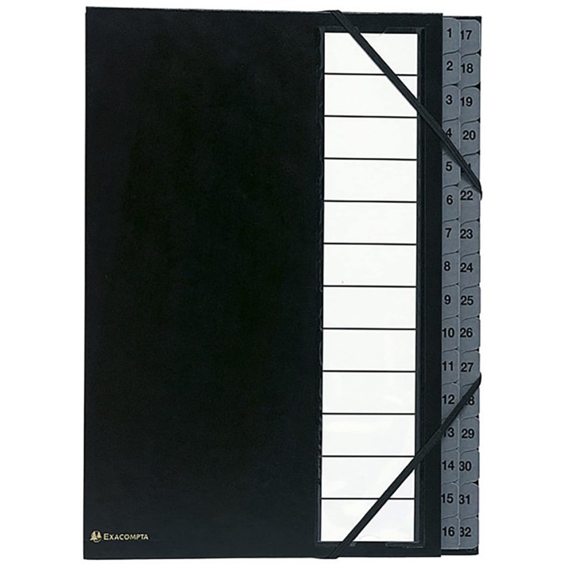 EXACOMPTA sorting folder Ordonator A4, black