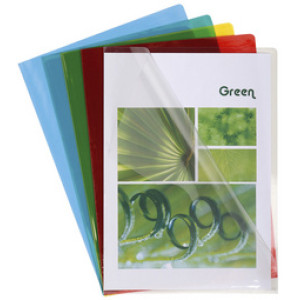 EXACOMPTA kijkmappen A4, PVC 0,13 mm, gekleurd gesorteerd, 10 stuks