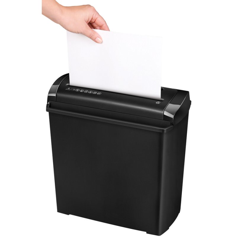 Fellowes papiervernietiger P-25S, 5 vel, 11 liter, zwart
