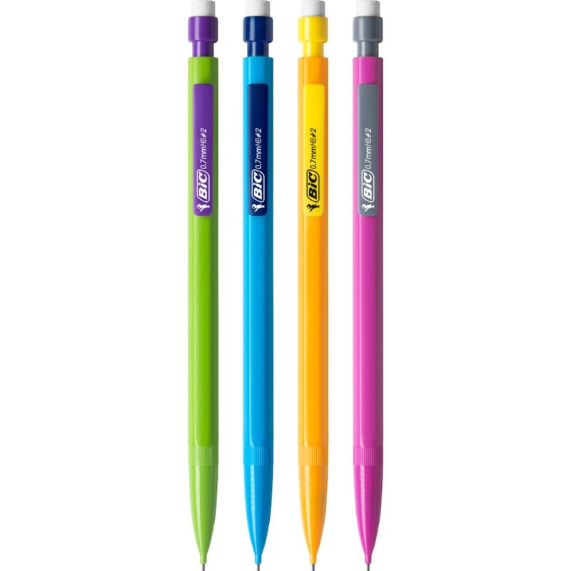 BIC Matic Fun crayon, 0,7 mm, assortiment coloré, 12 pièces