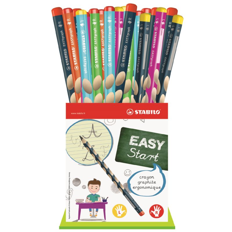 STABILO learner graphite EASYgraph, HB, 3.15 mm, 36 pieces