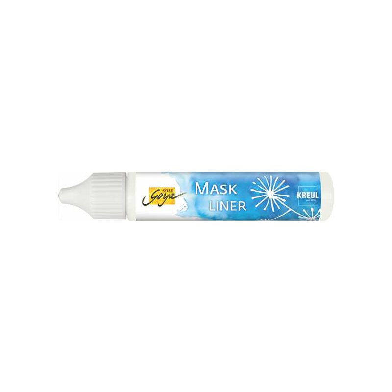 KREUL peinture de masquage SOLO Goya Mask Liner, 29 ml, blanc, stylo
