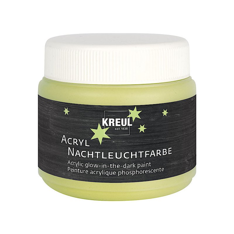 KREUL peinture acrylique pour veilleuse, jaune, 150 ml