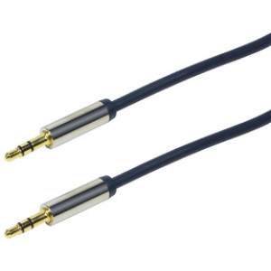 LogiLink Audiokabel, 2x 3,5mm jackplug, 3,0m