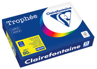 Clairefontaine multifunctioneel papier Trophée, A4, neonroze, 500 vel