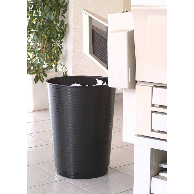 CEP prullenbak CepMaxi GreenSpirit, 40 liter, zwart, polypropylen