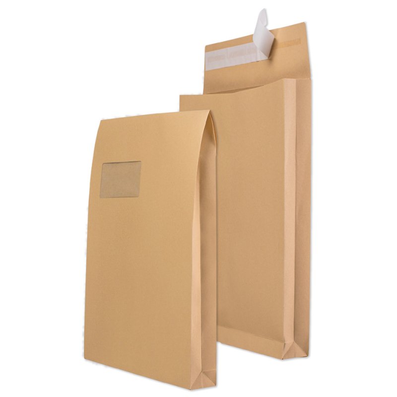 MAILmedia enveloppe C4 avec fenêtre, blanc, 140 g/m², 100 pièces