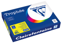 Clairefontaine multifunctioneel papier Trophée, A3, neongeel, 500 vel