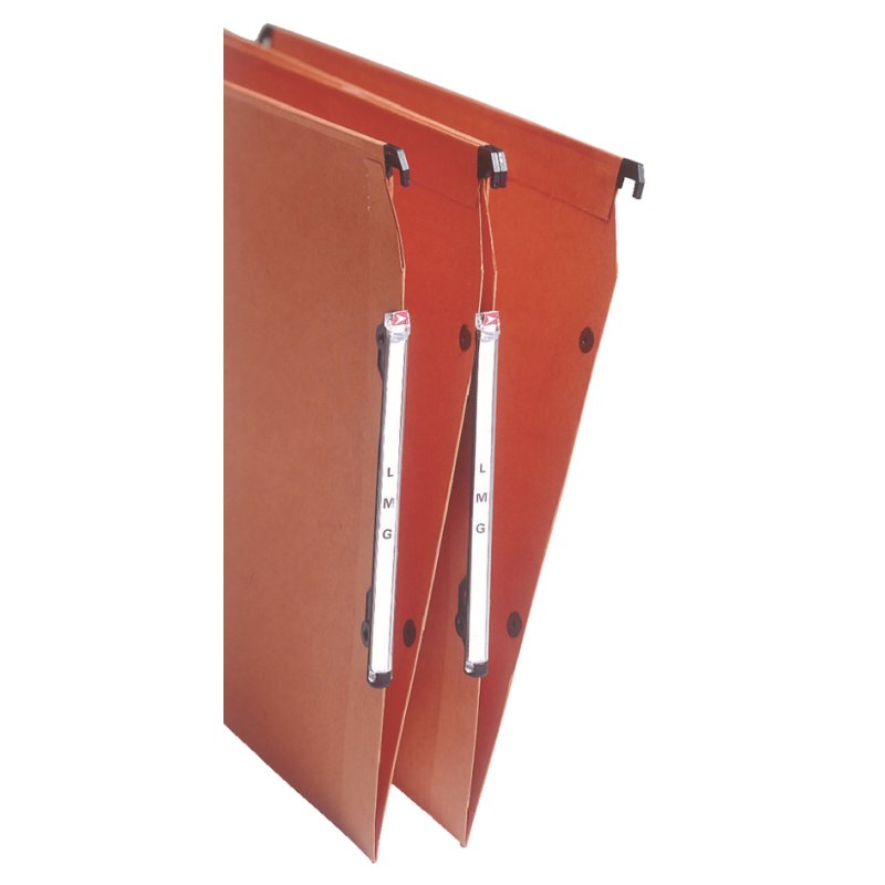 Esselte étiquettes de dossiers suspendus pour bacs de tiroirs, 294×6 mm, carton coloré, 250 pcs