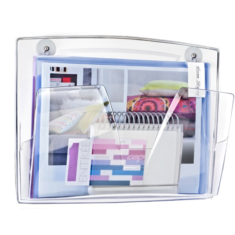 CEP WandPros 170M wandhouder folder, magnetisch, glashelder, A4, 1 vak, polystyrol