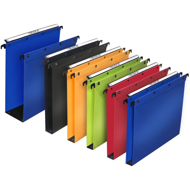 l'oblique dossiers suspendus Polypro H Ultimate, bleu, polypropylène, 10 pièces
