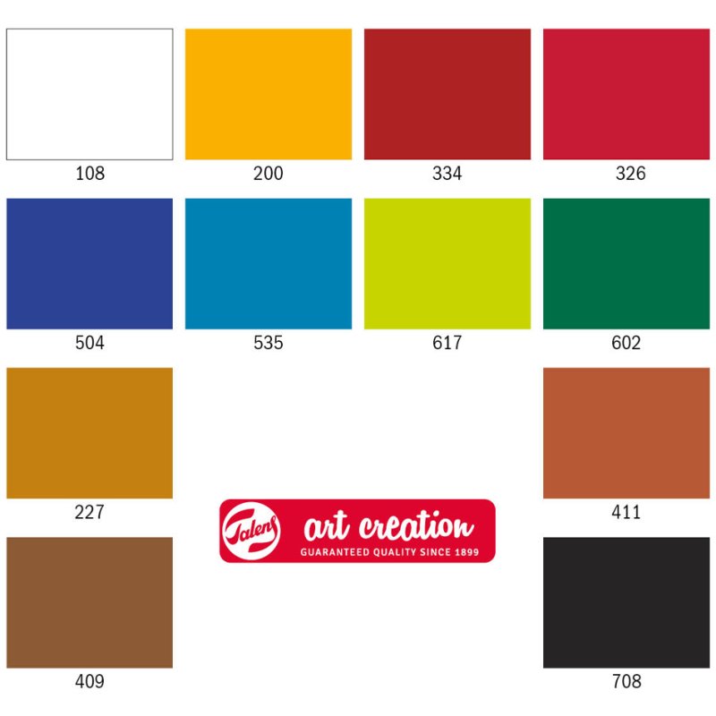 Royal Talens Art Creation peinture aquarelle, 12 couleurs, 12 ml