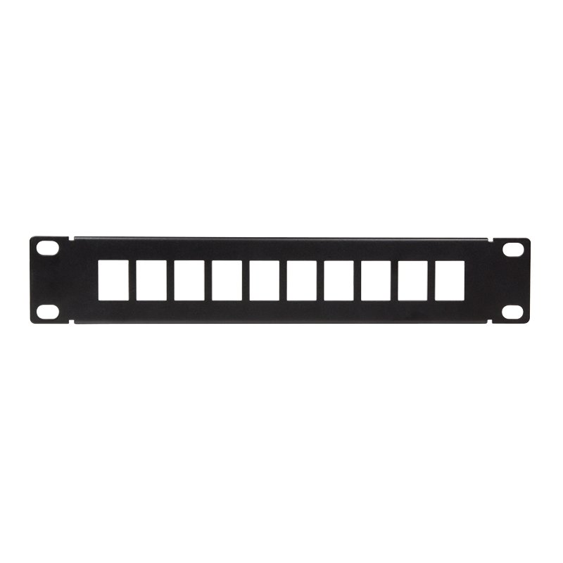 LogiLink Professional Panneau de brassage keystone 10", gris clair, RAL 7035