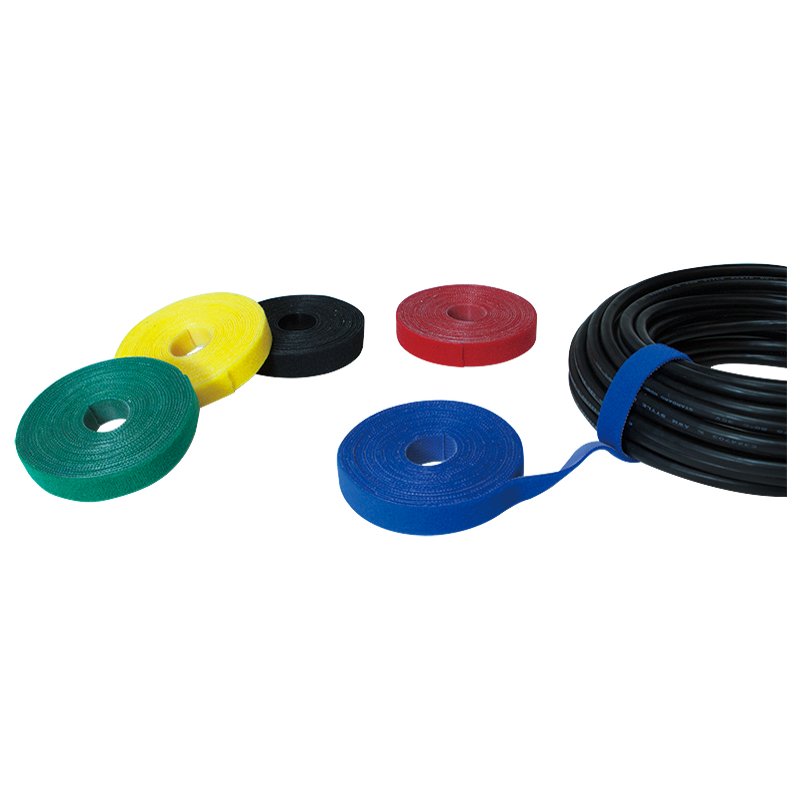 LogiLink Velcro adhésif, rouge, 16 mm × 4 m, réutilisable