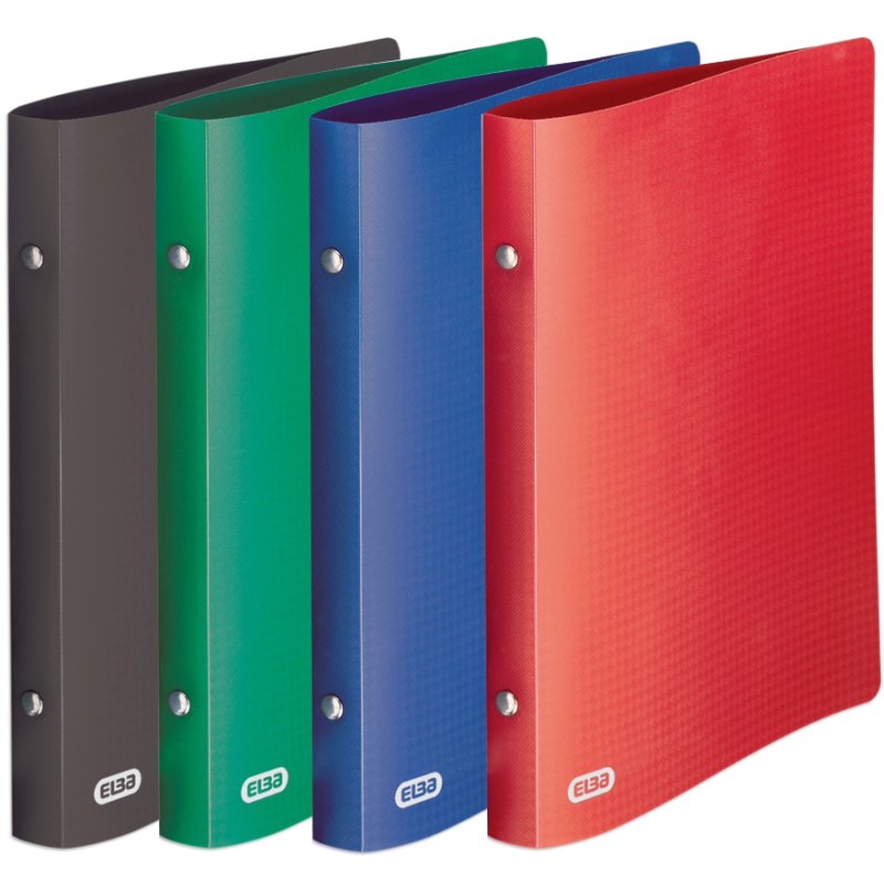 Oxford Classeur Memphis, fermeture 2-anneaux, A5, PP 0,5 mm, 20 pièces