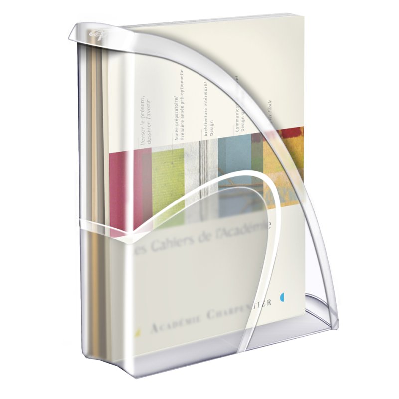 CEP porte-documents debout 674+, cristal, polystyrène, 10 pièces
