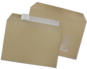 GPV verzendtassen C4, 229×324 mm, zelfklevend, 250 stuks