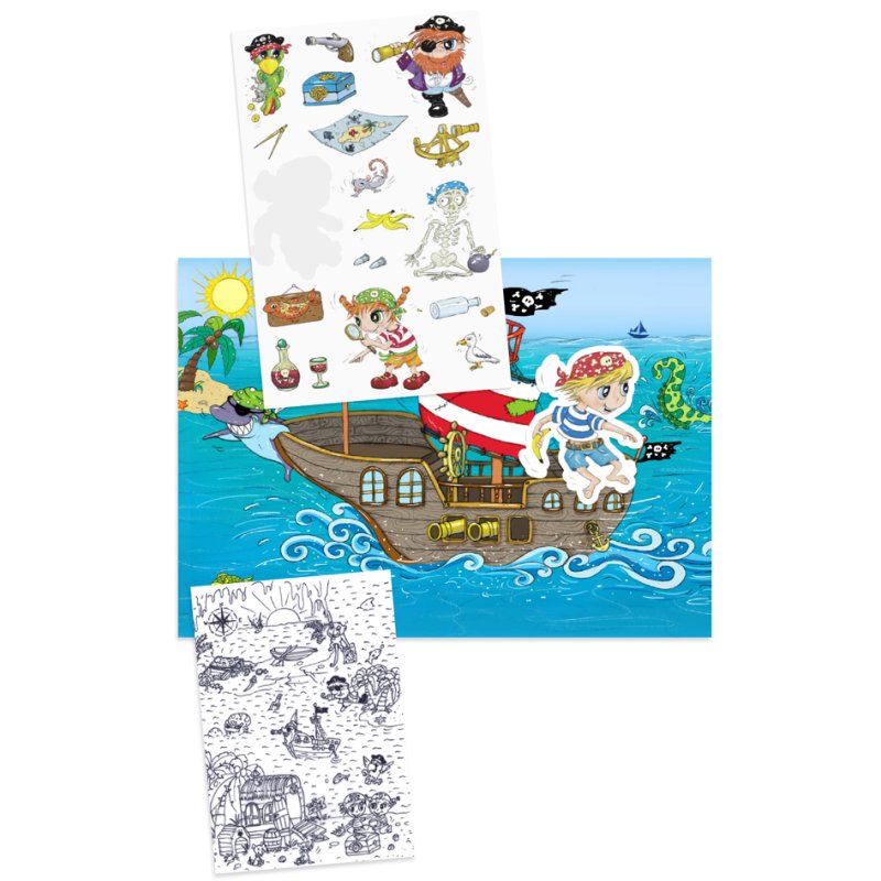 AVERY Zweckform stickerplakboek Zeemeermin, A5, 5 speelwerelden