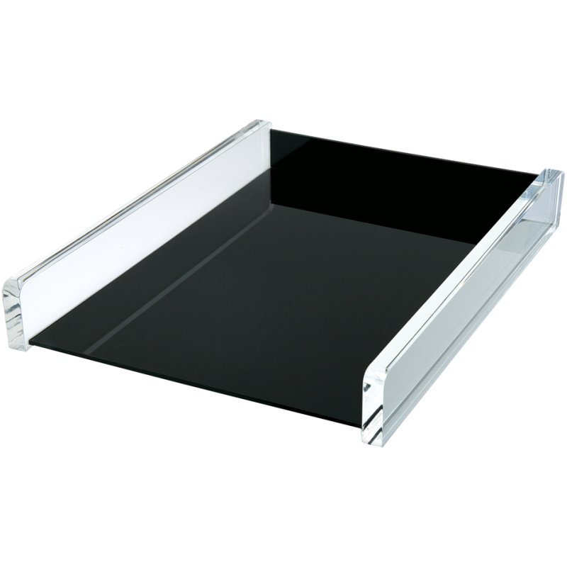 WEDO acrylic holder excluding, A4 size, crystal clear/black