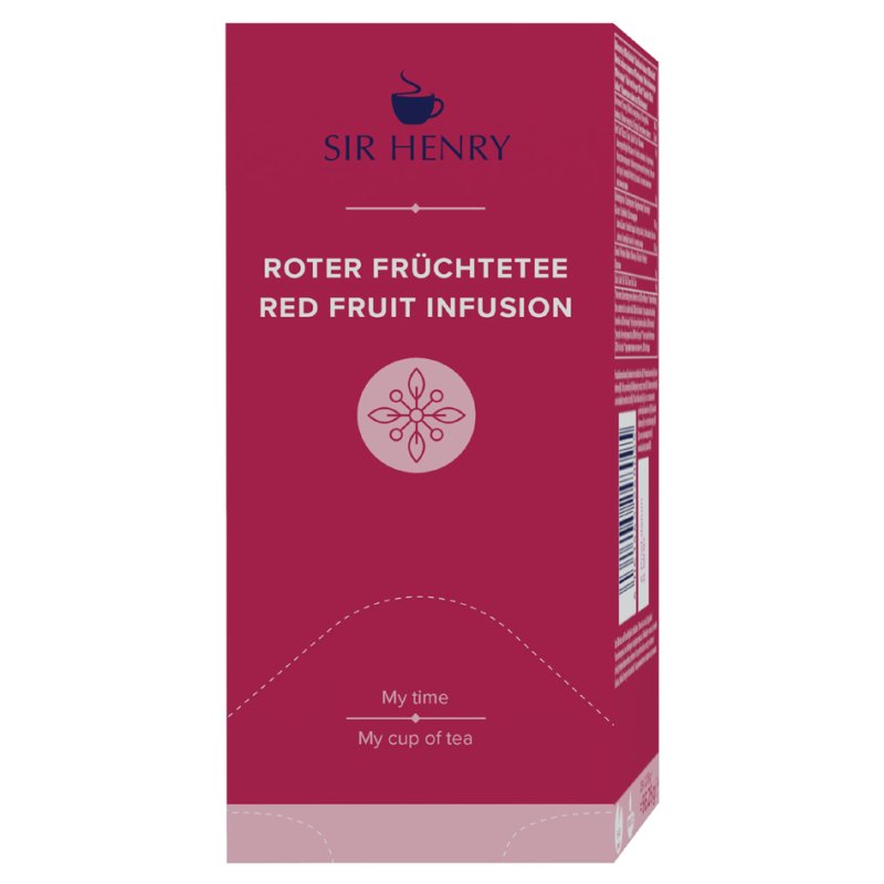 Tchibo Sir Henry thé aux fruits, 25 sachets de thé, 3,0 g par sachet