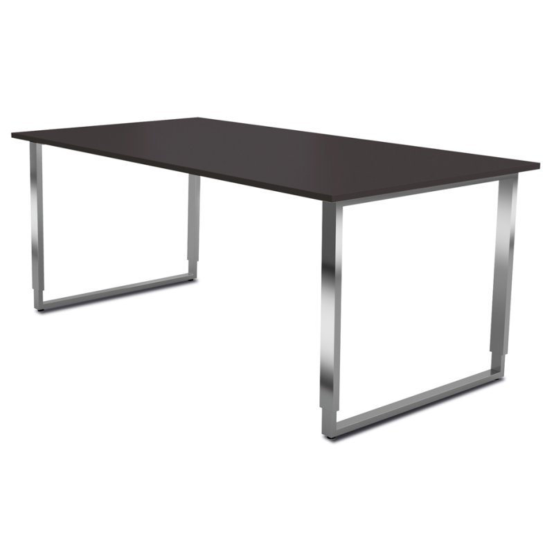 kerkmann bureau AVETO, réglable en hauteur, wengé, 160×80 cm