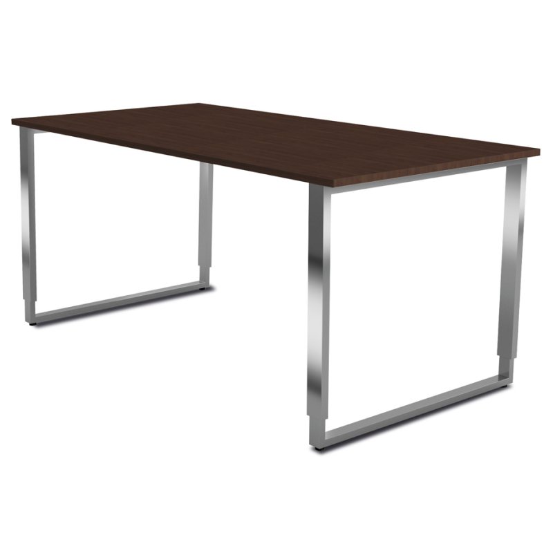 kerkmann bureau AVETO, réglable en hauteur, wengé, 160×80 cm