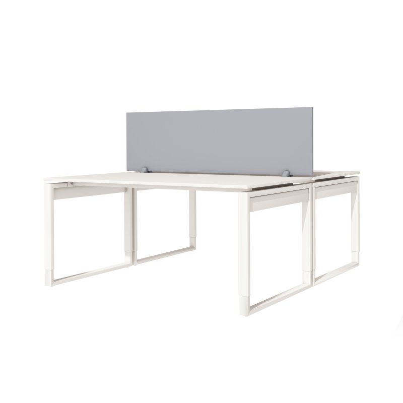Kerkmann Écran de séparation de bureau 3753, 1600×450 mm, graphite