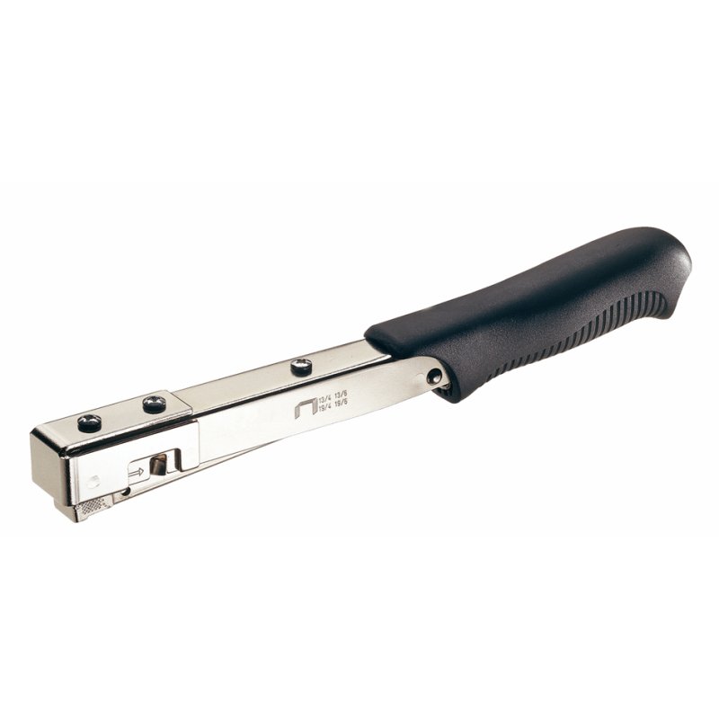 Rapid stapler PRO R19E, silver, steel, ergonomic 4-way grip
