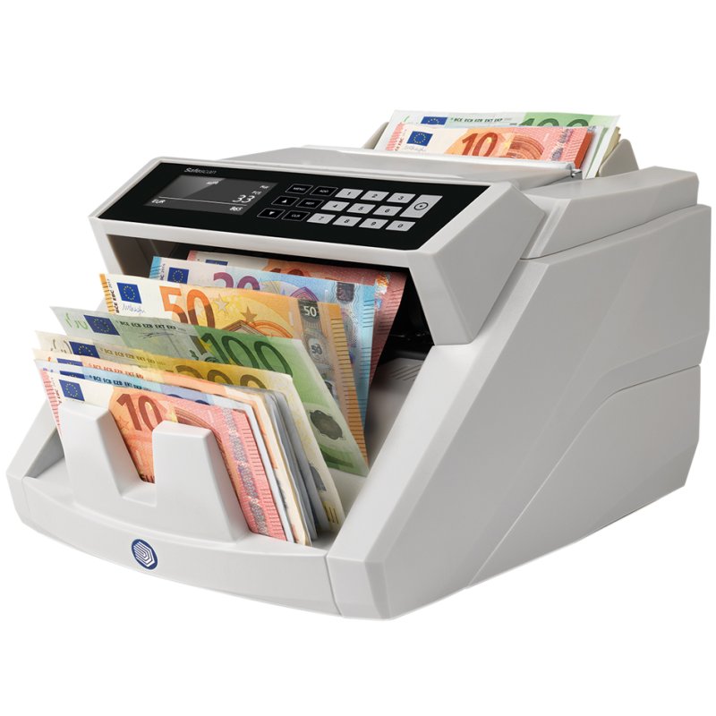 Safescan geldbiljettentelmachine 2465-S, grijs, 1000 biljetten/min, valsgelddetectie