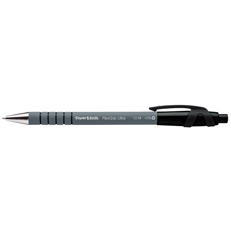 PAPER:MATE FlexGrip Ultra ballpoint pen, push button, blue