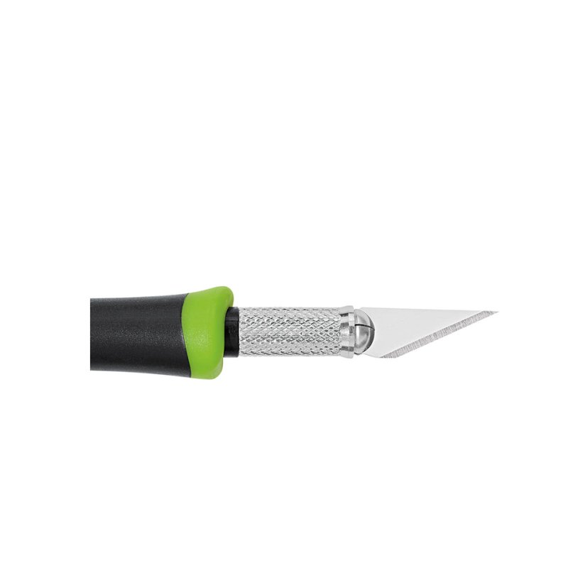 WEDO scalpel Pocket Comfortline, 130 mm, vert pomme, 5 lames de rechange
