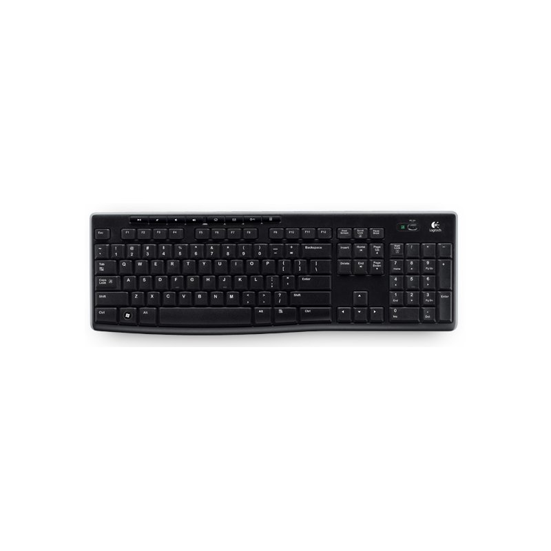 Logitech draadloos toetsenbord K270, QWERTZ-layout, zwart