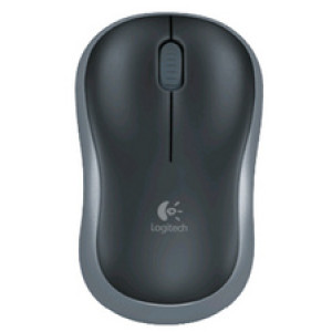 Logitech optische muis M185, draadloos, 1000 dpi, grijs