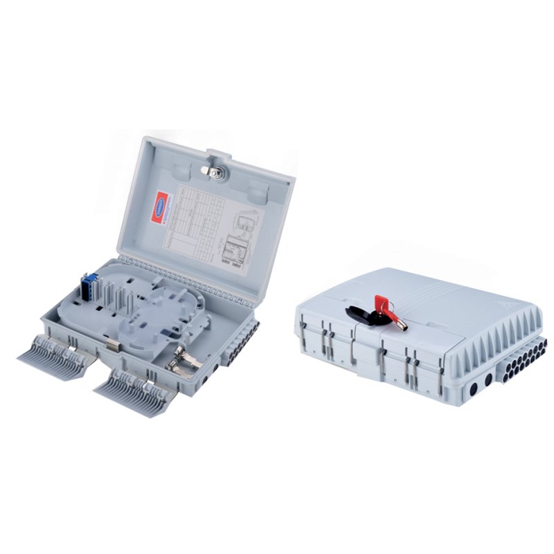 DIGITUS boîtier de distribution fibre optique outdoor, 48 épissures, verrouillable