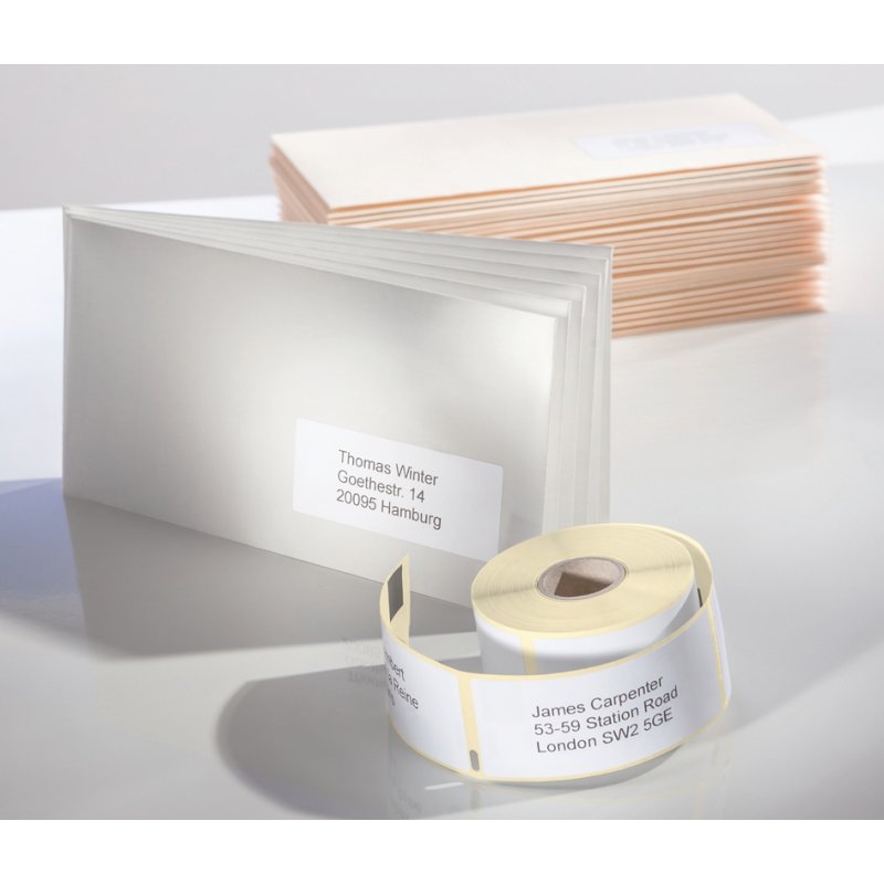 AVERY Zweckform étiquettes en rouleau, 89 × 36 mm, blanc, permanent