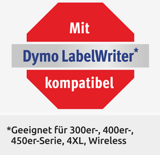AVERY Zweckform roletiketten, 101 × 54 mm, wit, 110 stuks