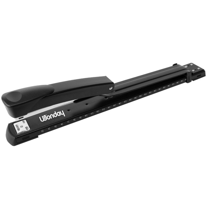 Wonday perforatrice longue portée, 15 feuilles, noir, profondeur d'insertion 300 mm