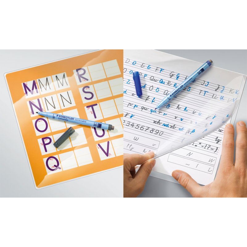 STAEDTLER Lumocolor marqueurs effaçables 305F, rechargeables, 0,6 mm, 4 pièces