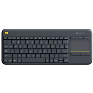 Logitech K400 Plus toetsenbord, draadloos, QWERTZ, met touchpad