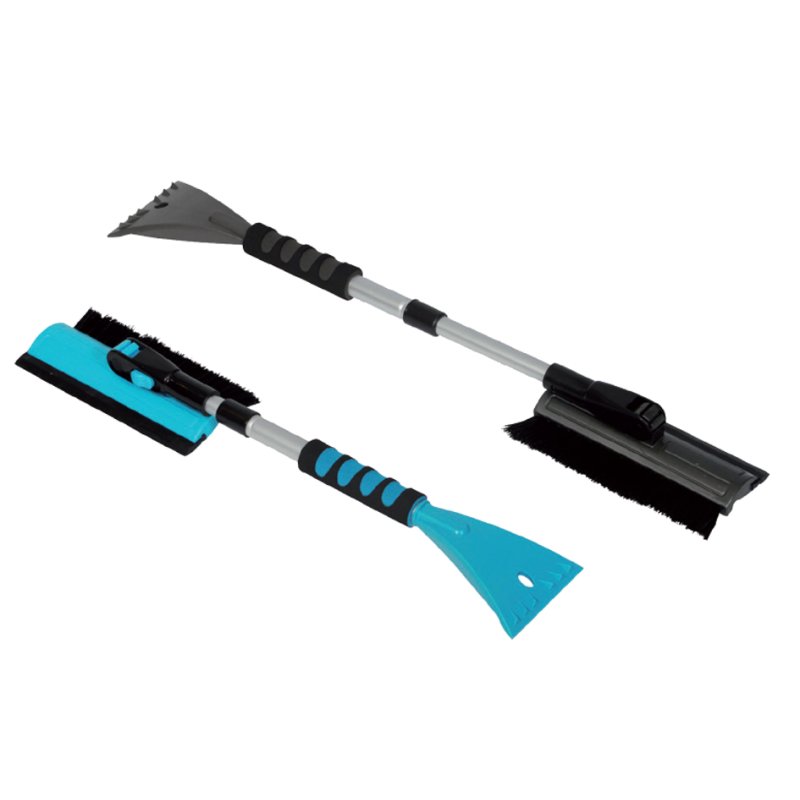 IWH grattoir à glace télescopique avec brosse à neige, 520-670 mm, aluminium