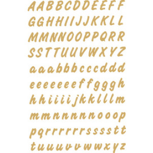 HERMA weerbestendige letterstickers A-Z, goud, 8 mm, 238 stuks