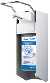 HYGOCLEAN wanddispenser, zilver, aluminium behuizing, 1000 ml flessen